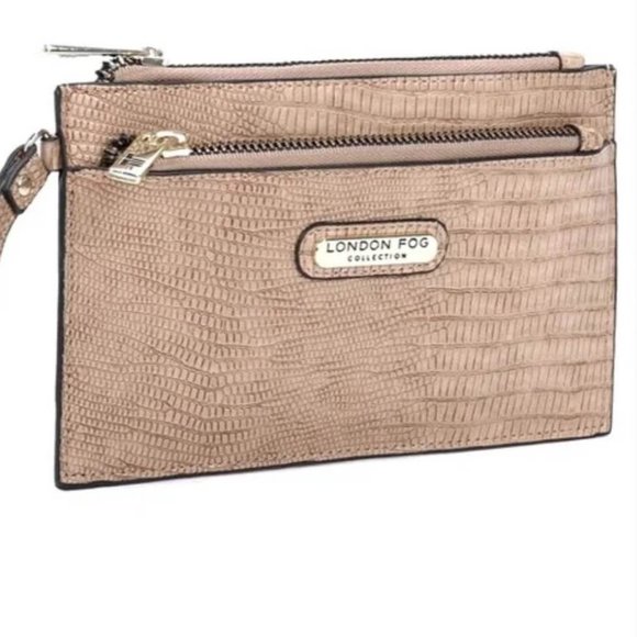 NWT Tan and Gold Lizard Wristlet - Picture 1 of 6
